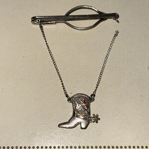 Vintage sterling silver tie clip